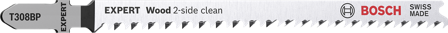 Bosch Expert T308BP Sticksågsblad 3-pack, Såga