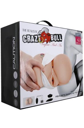 Kjøp Crazy Bull Vibro Masturbator Vagina & Ass - Sexdokke | God pris