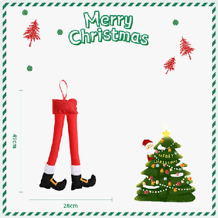 Jul alv nisse ben bil tilbehør jule dekor til hjemme jul tre anheng pynt