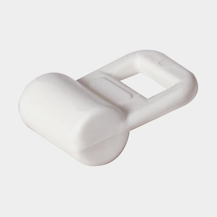 Segeltravare nylon vit, Ø12 mm