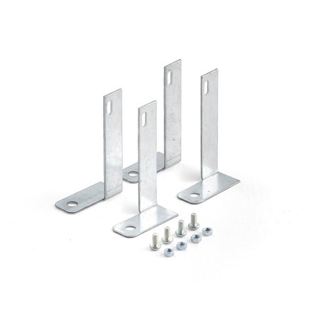 Floor bracket IDEAL, for height 2500 mm, 4-pack