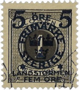 Sverige 1916 - AFA 88 - Stemplet