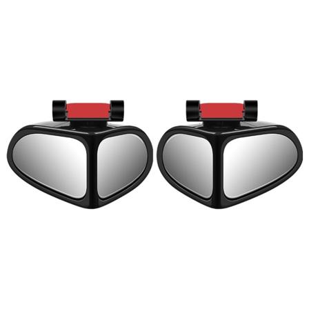 (Svart)Bilspeil for blindsoner, 2-pakning Universal bilspeil for blindsoner