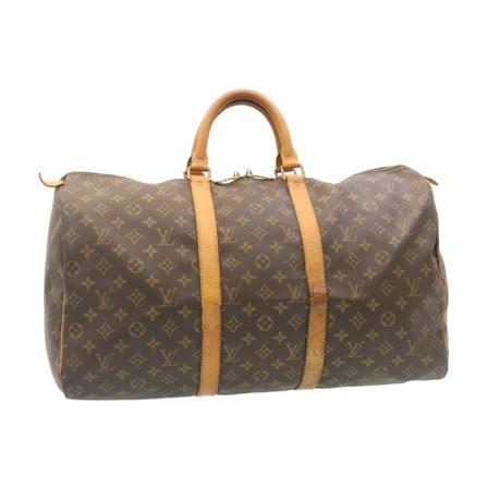 Louis Vuitton Vintage, Pre-owned Keepall 50 Bruin, Dames, Maat:ONE Size