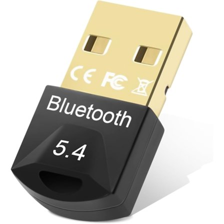 Bluetooth-dongler, 5.4 Bluetooth-dongel, USB Bluetooth-adapter, Bluetooth for PC-nøkkel, USB Bluetooth, for hodesett, kontroller, tastatur, 