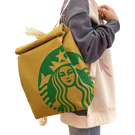 Sirens Goddess/McDonald's Printing School Bag Portable Large Capacity Pack för kvinnor män unisex(STB)