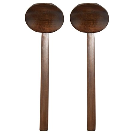 2 stk Japanske Lange Håndtaksskjeer Ajisen Ramen Skje Drikkesuppe Skall Hot Pot Skje Ramen