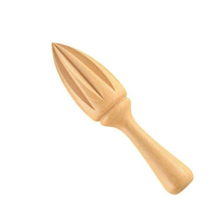 Citronpress i trä dekagonform manuell juicepress frukt apelsinpressare brotsch Kökstillbehör - high quality