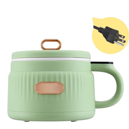 Snabbuppvärmande kastruller Elektriska stekpannor 1,6L med lättrengörande nonstick