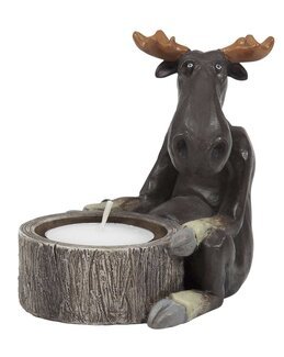 Lanterne Elg H.9,5 cm Brun