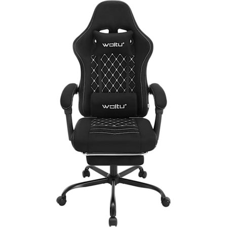 Rootz Massage Gaming Stol - Lændestøtte - Liggende funktion - Ergonomisk design - Bredt polstret sæde - 64 cm x 127 cm x 54 cm