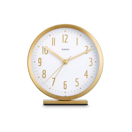 Väckarklocka "Skye", utan tick-tack, gyllene