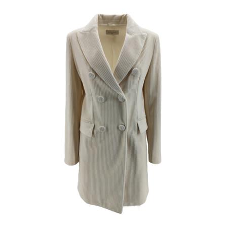 Circolo 1901 Double-Breasted Coats inbo, Dame Uldfrakker