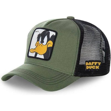 Tecknad kaskettBaseball Hat Green Duck
