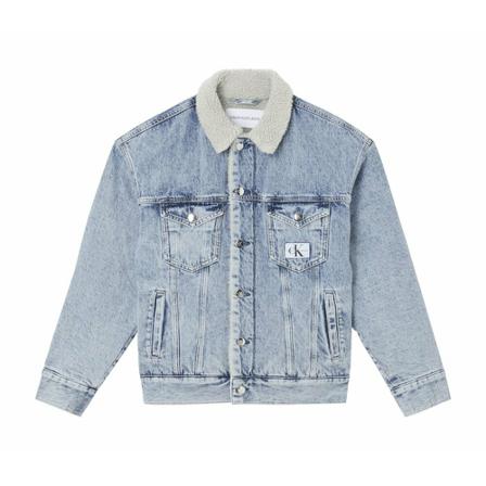 Calvin Klein - Jeansjackor - Blå - Herr - Storlek: M, Herr, Storlek: M