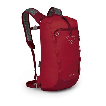 Osprey Daylite Cinch Pack Unisex everyday backpacks Red OneSize