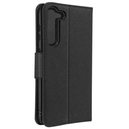 Fancy Folio Case kompatibelt med Samsung S23 Plus Black Case