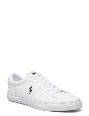 Polo Ralph Lauren Sayer Canvas Low-Top Sneaker - White - 45