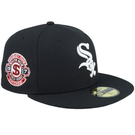 New Era - MLB Svart fitted Keps - Chicago White Sox Color Flow 59FIFTY 1917 World Series Black Fitted @ Hatstore