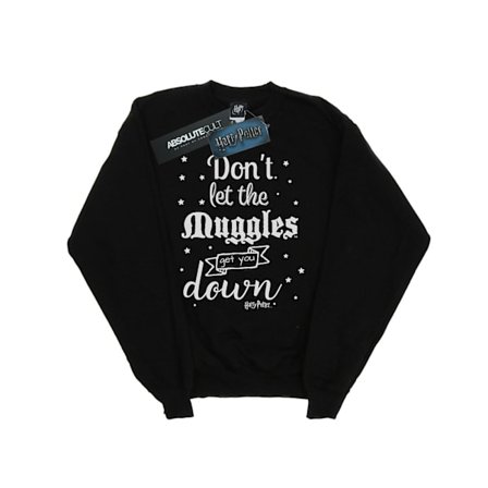 Harry Potter Tjejer Låt Inte Muggarna Sweatshirt 7-8 År B