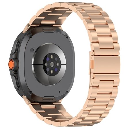 Galaxy Watch 8 46/44/40 mm Armband Rostfritt Stål Roséguld