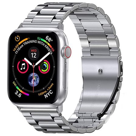 Kompatibla Apple Watch-armband 38 mm 40 mm 41 mm, rostfria iWatch-armband för Apple Watch Series 7/6/5/4/3/2, 38 mm 40 mm 41 mm svarta