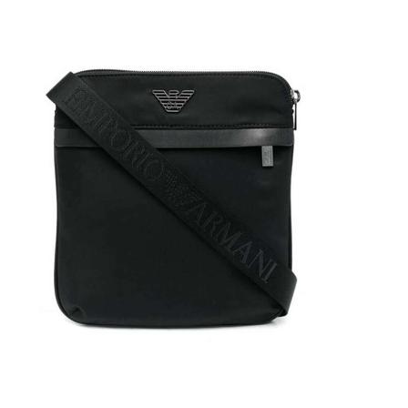 Emporio Armani - Axelväskor - Svart - Herr - Storlek: One Size, Herr, Storlek: ONE SIZE