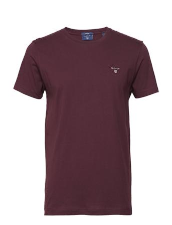 Original Ss T-Shirt T-shirts Short-sleeved Punainen GANT