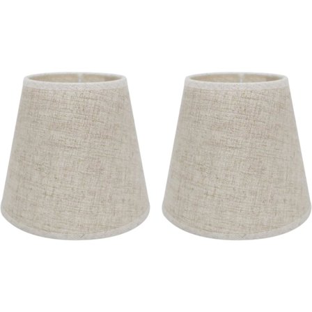 Set med 2 lampskärmar för sängbord, kristallskansar, ljuskronor, Lejon