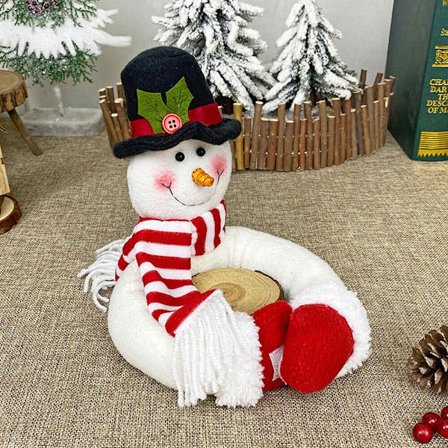 Snögubbe Juldekoration Gardinspännen Gardiner Tieback Gardinfäste