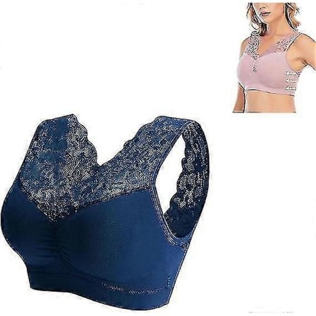 Anti-saggy Breasts BH, Nula BH Anti Sagging, pluss Størrelse Blonde Pustende Søvn Sports BH Uten Spiler Anti Sagging BH