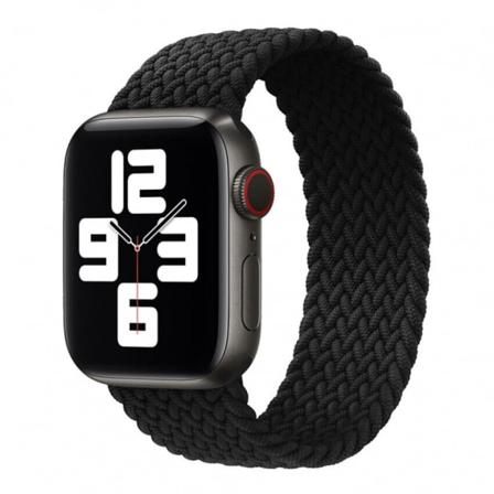 Flettet armbånd til Apple Watch 38/40/41 mm, Sort, Lille 20