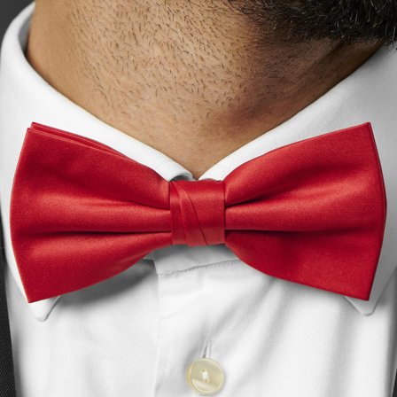 Rød Basic Tversoversløyfe for menn - Bundne sløyfer