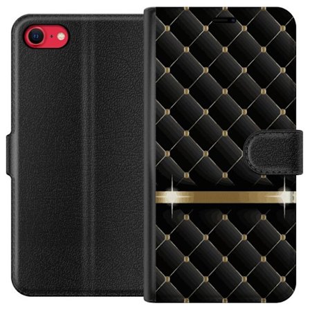 Yhteensopiva Lompakkokotelo Apple Apple iPhone 8 Ylellinen Musta