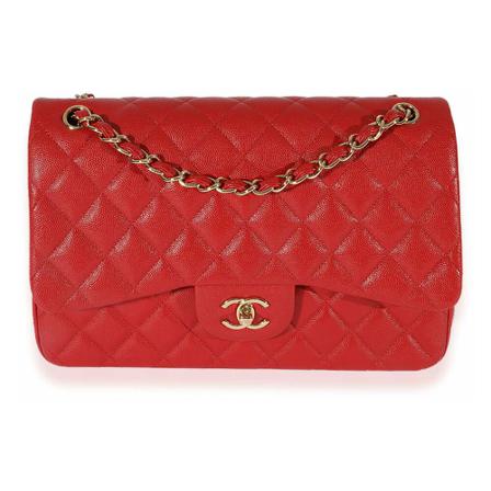 Chanel Vintage Pre-owned Shoulder Väska röd, Dam Vintage Väskor, Dam, Storlek: ONE SIZE
