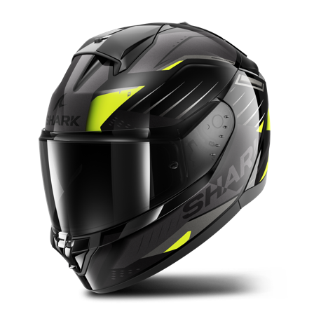 Casco Integral Shark Ridill 2 Berserk Negro/Verde/Antracita L