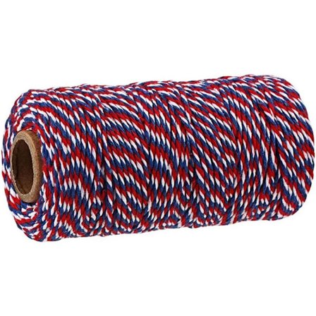 100m/rull Bomullssnor Bakersnor Tråd Tau Bomull Håndverkssnor Hjemmetekstil Emballasje Jul Bryllup