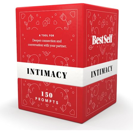 BestSelf Intimitet Kort 150 Samtalekort til Opbygning af Forhold, Startere til Samtaler for Par, Meningsfuldt Kortspil for Par