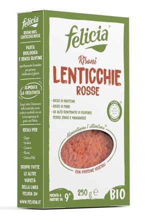 Felicia Bio Risoni Lenticchie Rosse 250 g