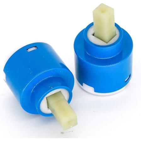 2 stk. 40mm Patron Plastik Badekar Bruser Håndtag Mixer Tap Badeværelse Vaske Reparation Udskiftning