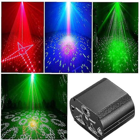 Uv Led Projektor Festbelysning Usb Lampe Rgb Dj Projektor Lys Disco Fjernbetjening Belysning Til Lumiere Scene Have Stue