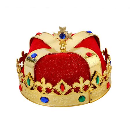 Pocket Regal King Crown Röd och Guld