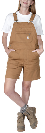 Carhartt 106197 Hängsleshorts brun XL, Kläder