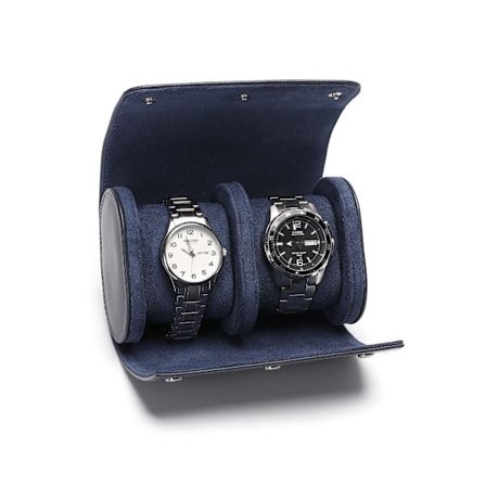 Oppbevaringsboks for skinnklokker, med to klokkefag Blå