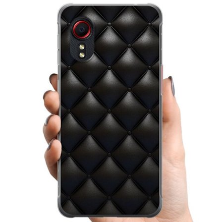 Kompatibelt Mobilskal till Samsung Samsung Galaxy Xcover 5 Leather Black