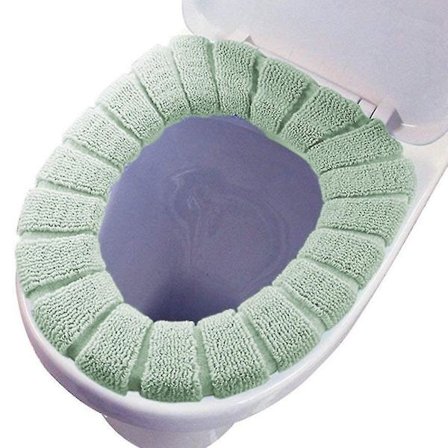 Toilet Seat Cover - Super Warm Luxury Feel Cushioned Universal Fit
