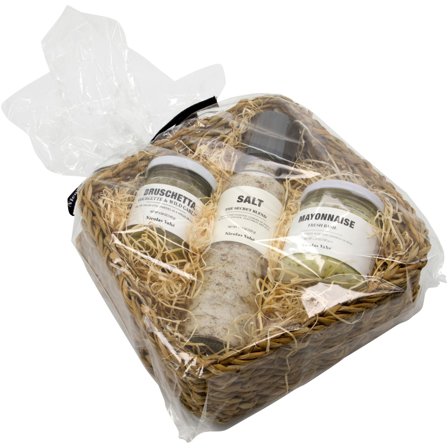Nicolas vahé Salt/bruschetta/majonäs presentkorg | Matlagning > Skafferiet | Bagaren och Kocken