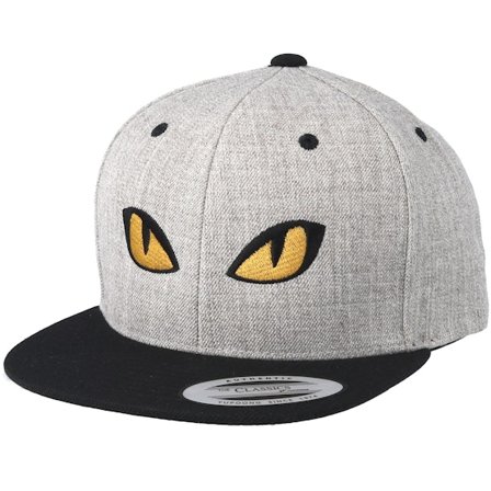 Kiddo Cap - Kids Snake Eyes Grey/Black Snapback Snapback Grey Cap - @ Hatstore