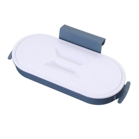 Kjøkkenhylle med lokk, søppelposeholder, husholdningsskapdør, bakre filleholder, søppelstativ