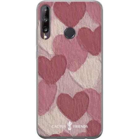 Yhteensopiva Puhelinkuori Huawei Huawei P40 lite E Cactus and Friends - Blush Paper Hearts